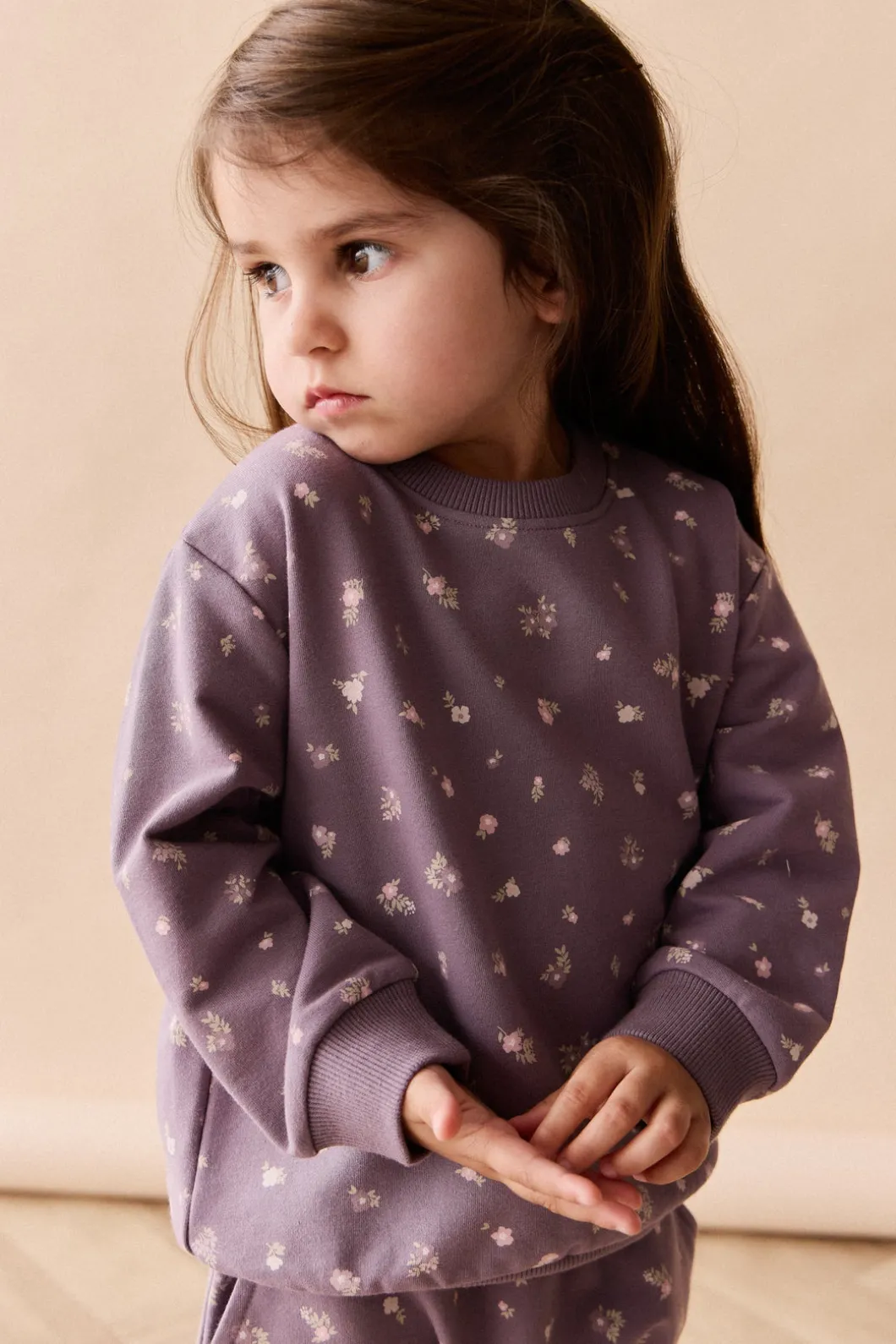 Organic Cotton Aubrey Sweatshirt - Polly Gray Ridge