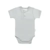 Organic Cotton Benny Tee Bodysuit - Mineral