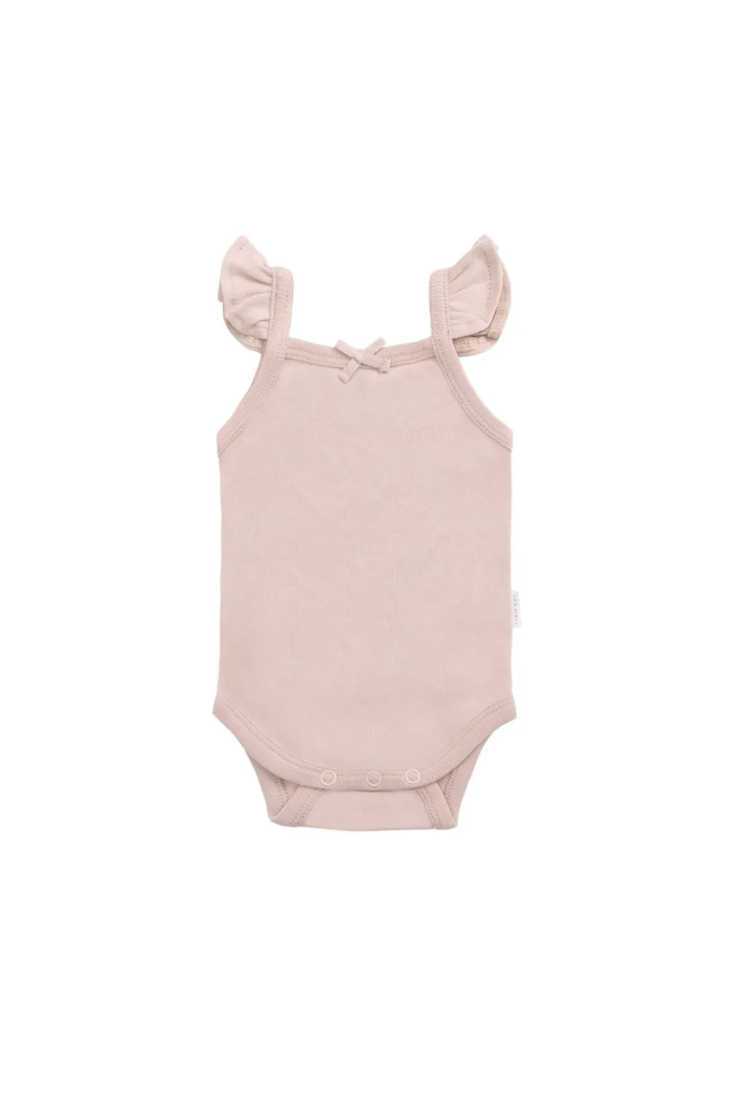 Organic Cotton Bettina Bodysuit - Shell Pink