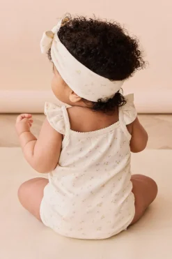 Organic Cotton Bettina Bodysuit - Briella Whisper