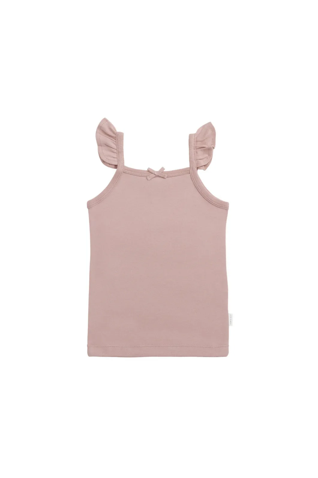 Organic Cotton Bettina Singlet - Powder Pink