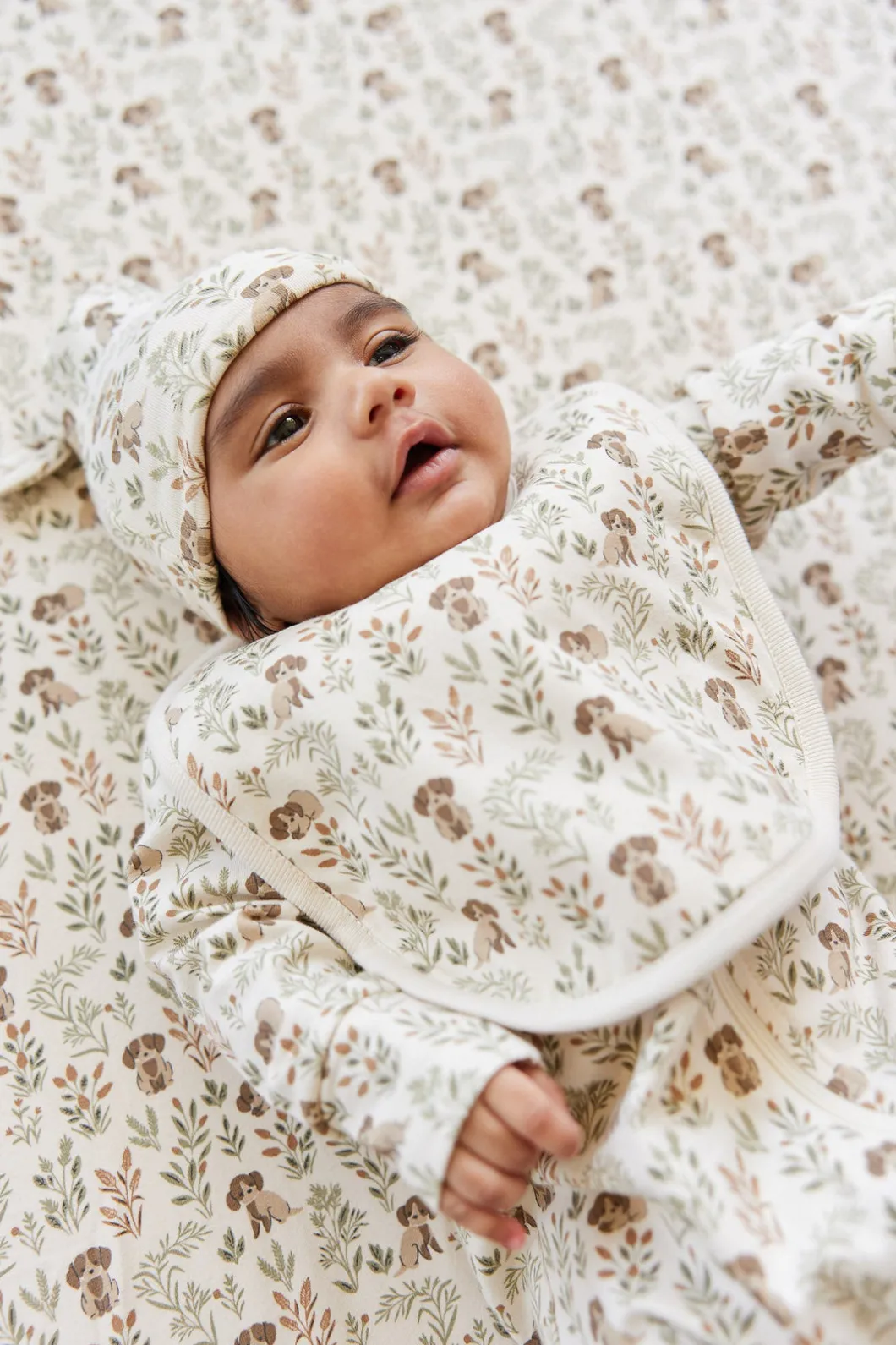 Organic Cotton Bib - Charlie's Backyard