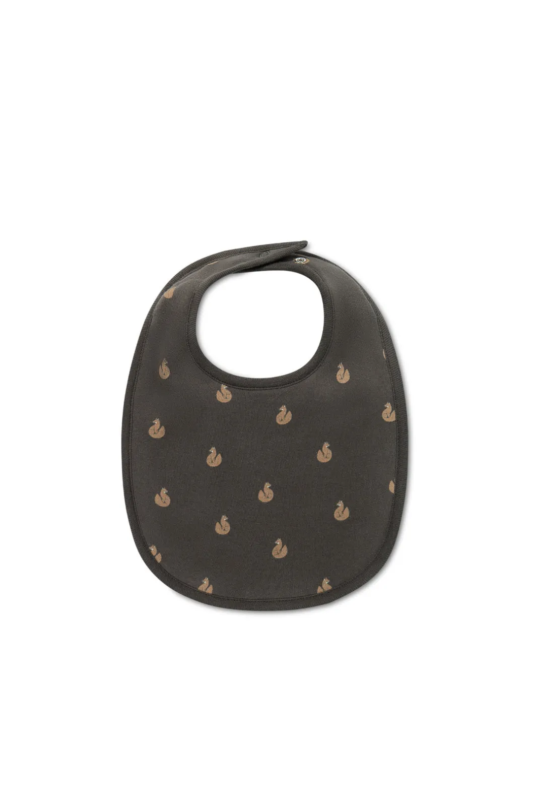 Organic Cotton Bib - Fox Cubs Wolf
