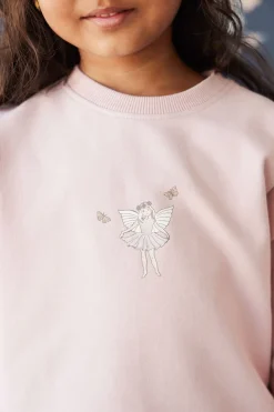 Organic Cotton Bobbie Sweatshirt - Shell Pink Fairy