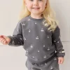 Organic Cotton Bobbie Sweatshirt - Cherry Love Lava