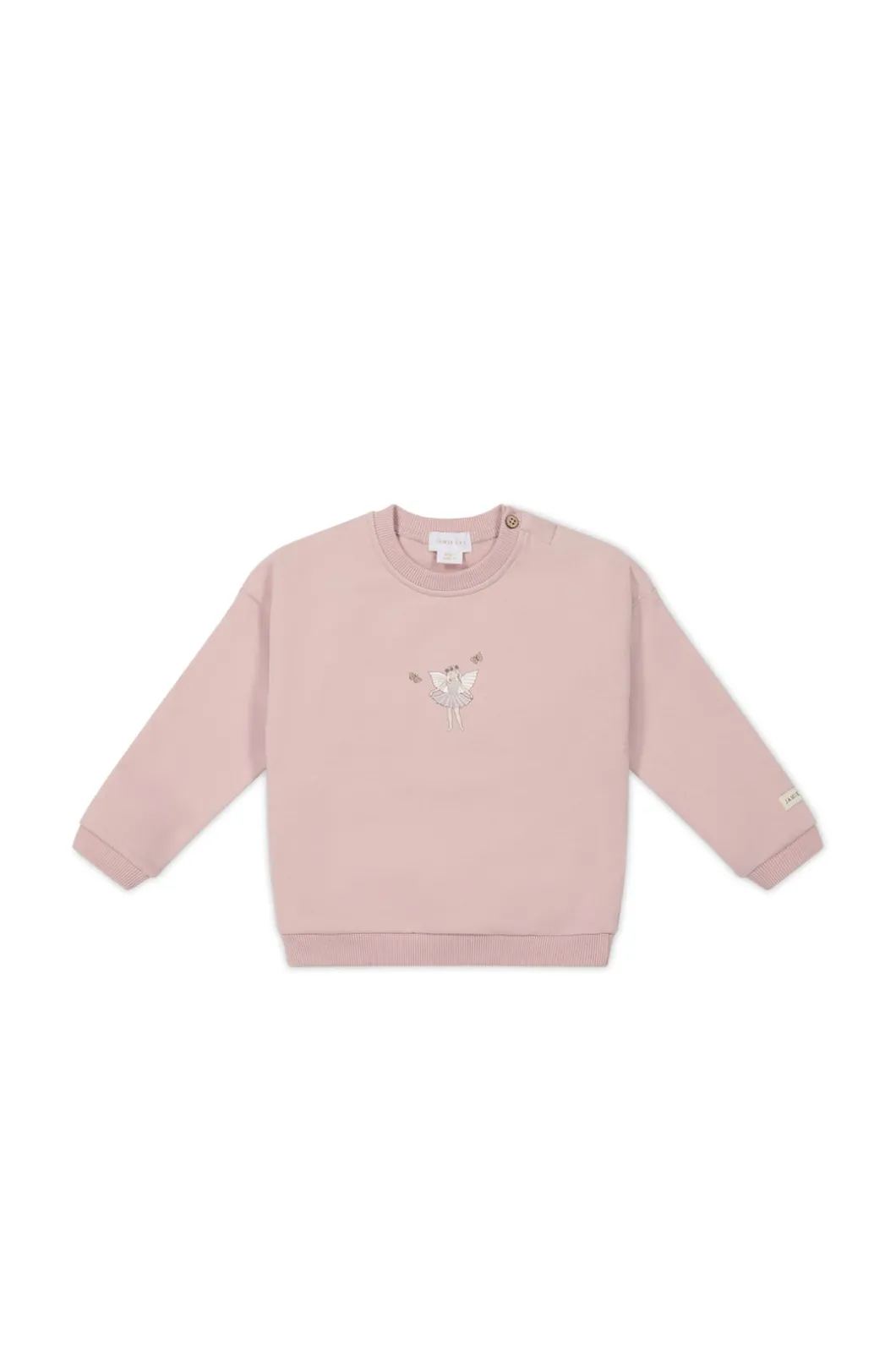 Organic Cotton Bobbie Sweatshirt - Shell Pink Fairy