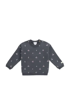 Organic Cotton Bobbie Sweatshirt - Cherry Love Lava