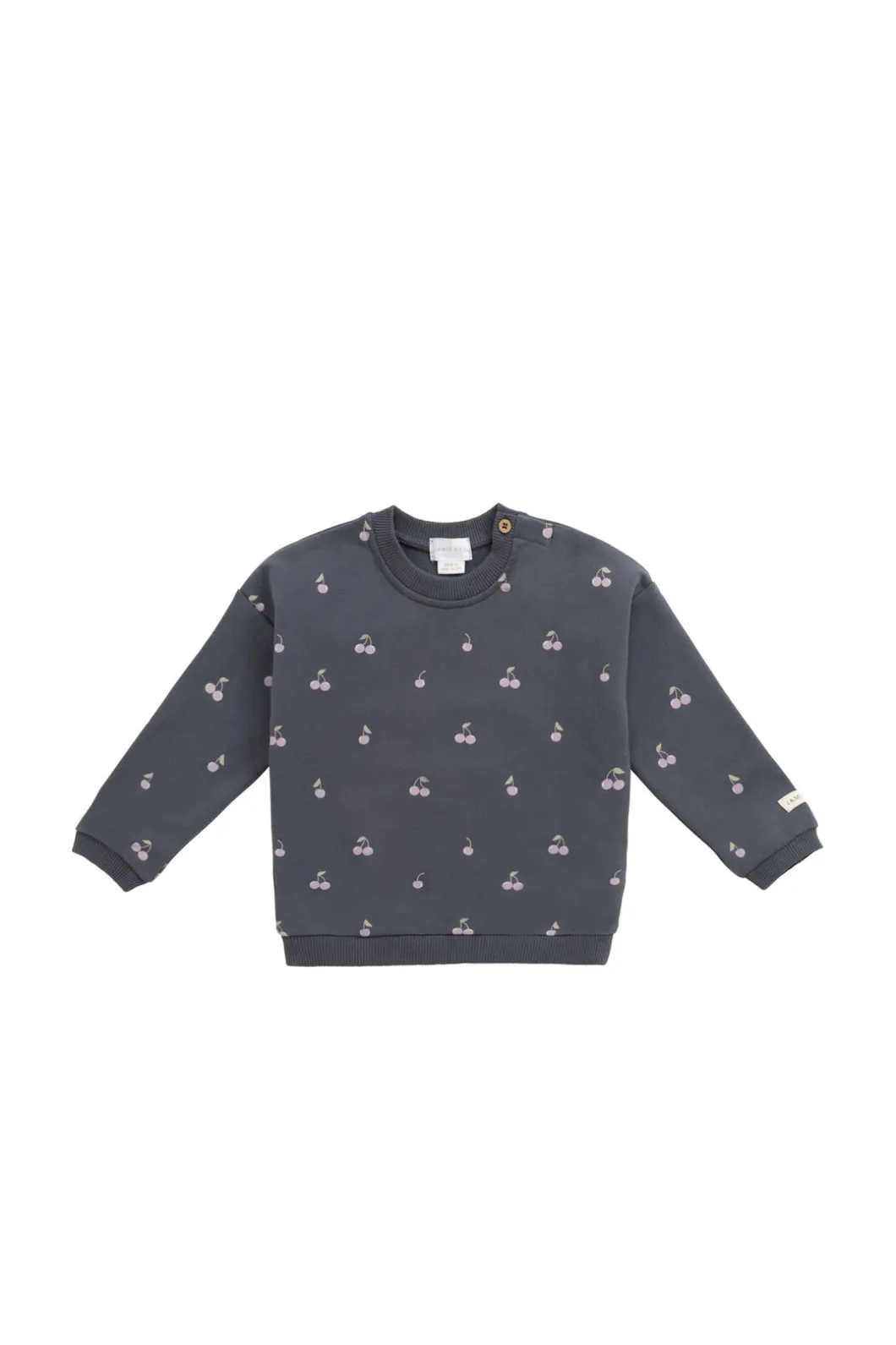 Organic Cotton Bobbie Sweatshirt - Cherry Love Lava