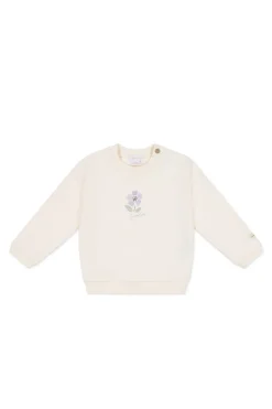 Organic Cotton Bobbie Sweatshirt - Parchment Lola