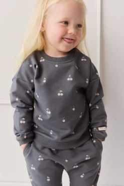 Organic Cotton Bobbie Sweatshirt - Cherry Love Lava