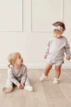 Organic Cotton Bobbie Sweatshirt - Annie Ditzy Violet Ice