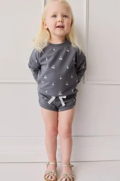Organic Cotton Bobbie Sweatshirt - Cherry Love Lava