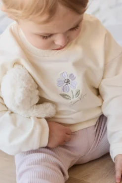 Organic Cotton Bobbie Sweatshirt - Parchment Lola