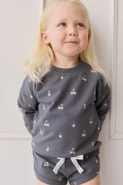 Organic Cotton Bobbie Sweatshirt - Cherry Love Lava