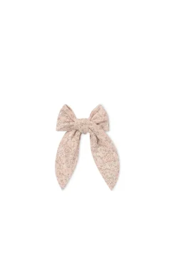 Organic Cotton Bow - Amber Rose