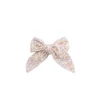 Organic Cotton Bow - Chloe Mauve