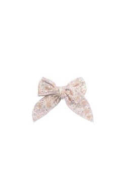 Organic Cotton Bow - Chloe Mauve