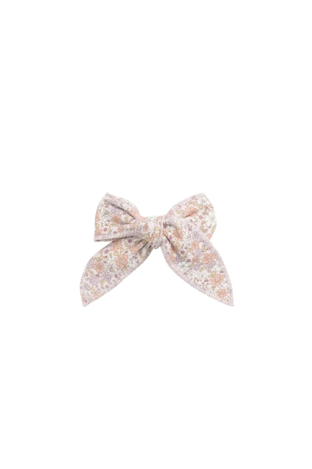 Organic Cotton Bow - Chloe Mauve