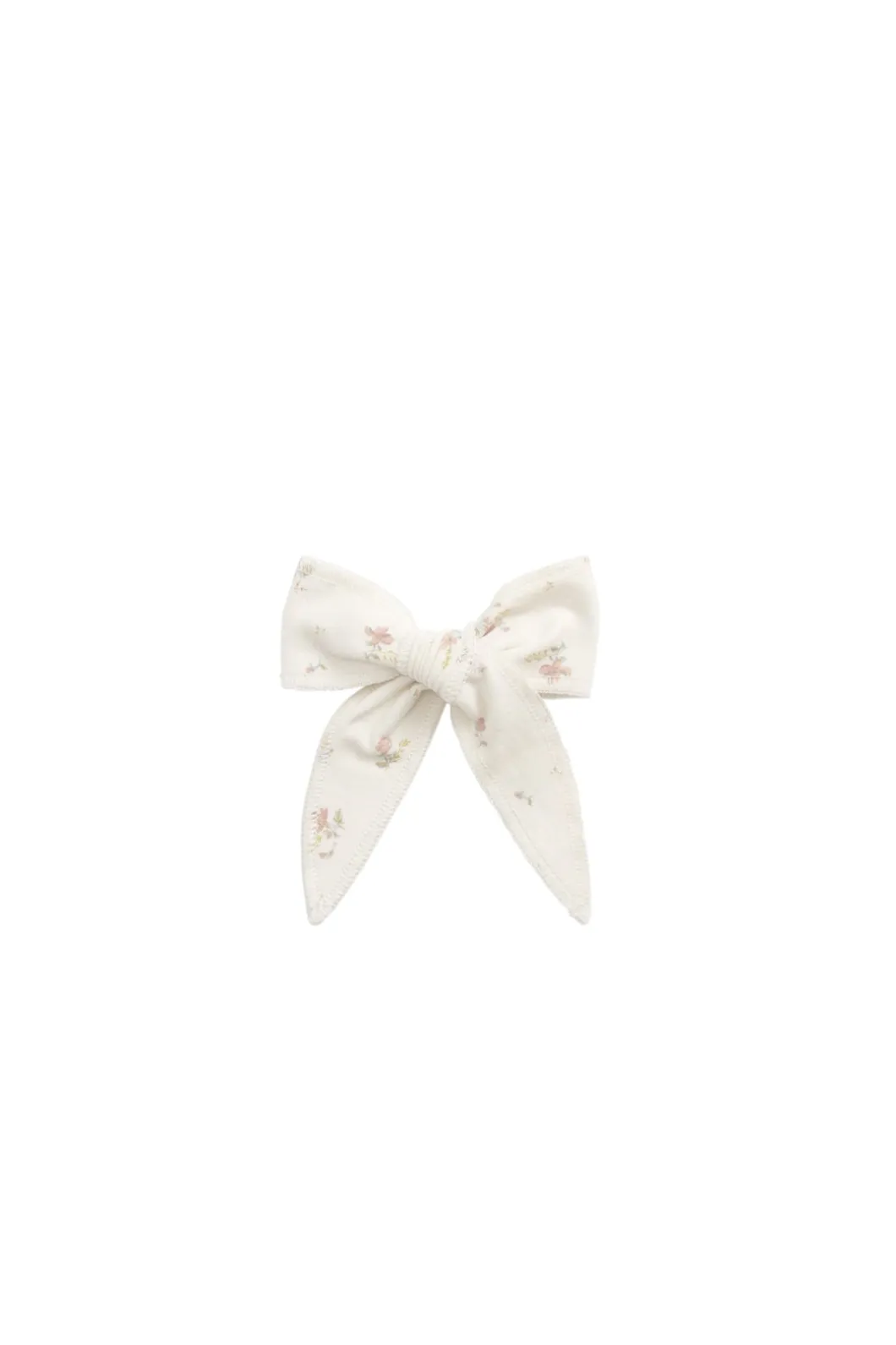 Organic Cotton Bow - Emilia Egret