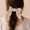 Organic Cotton Bow - Emmy Lilac
