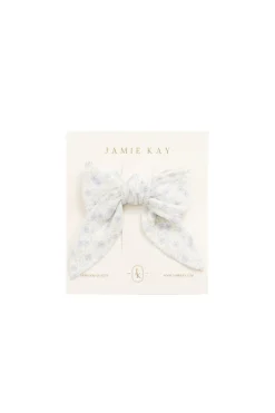 Organic Cotton Bow - Emmy Lilac