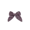 Organic Cotton Bow - Goldie Huckleberry Large