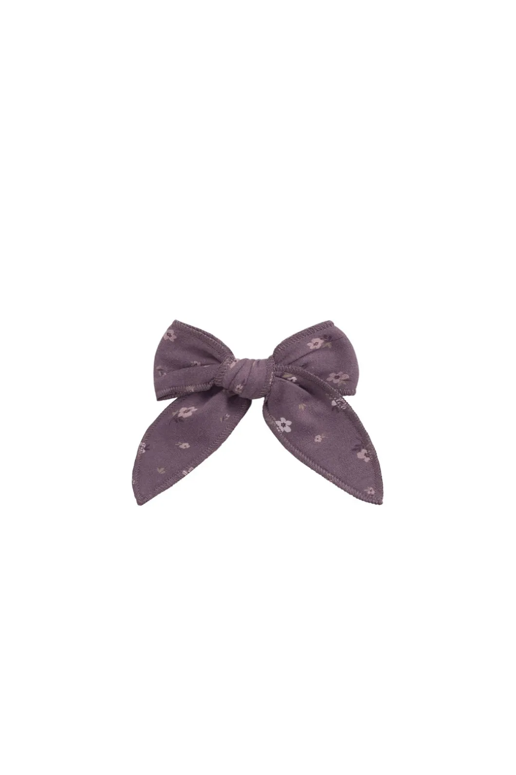 Organic Cotton Bow - Goldie Huckleberry Large