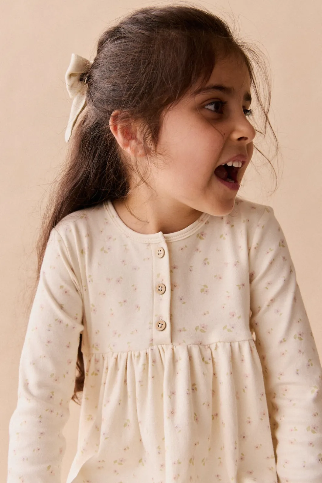 Organic Cotton Bridget Dress - Briella Whisper