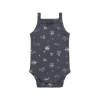 Organic Cotton Bridget Singlet Bodysuit - Petite Fleur Lava