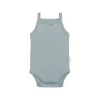 Organic Cotton Bridget Singlet Bodysuit - Pond