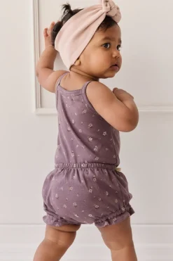 Organic Cotton Bridget Singlet Bodysuit - Goldie Huckleberry Large