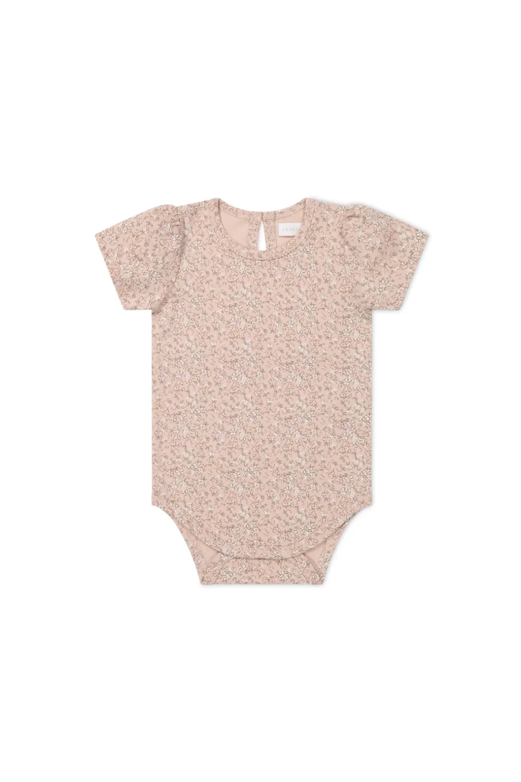 Organic Cotton Cap Sleeve Bodysuit - Amber Rose