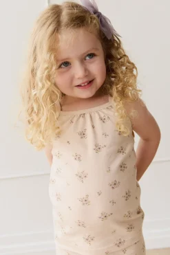 Organic Cotton Casey Top - Goldie Bouquet Pink Tint