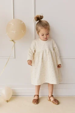 Organic Cotton Charlotte Dress - Briella Whisper