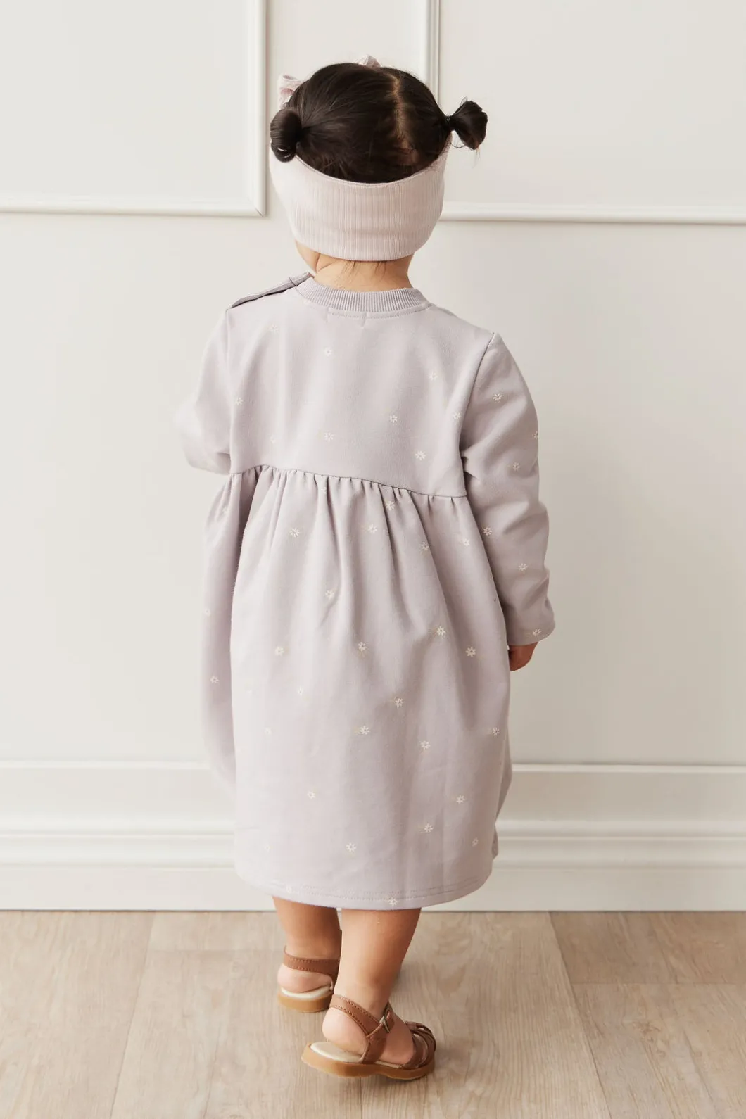 Organic Cotton Charlotte Dress - Annie Ditzy Violet Ice