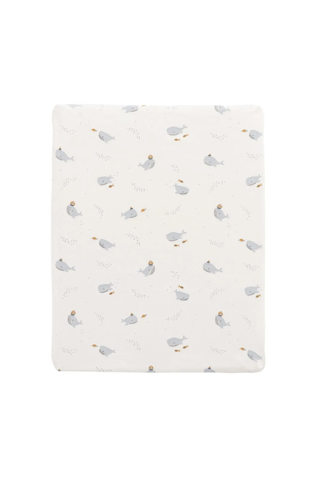 Organic Cotton Cot Sheet - Whales