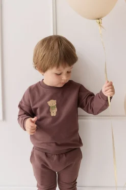 Organic Cotton Damien Sweatshirt - Earth Little Ted