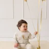 Organic Cotton Damien Sweatshirt - Oatmeal Marle Little Ted