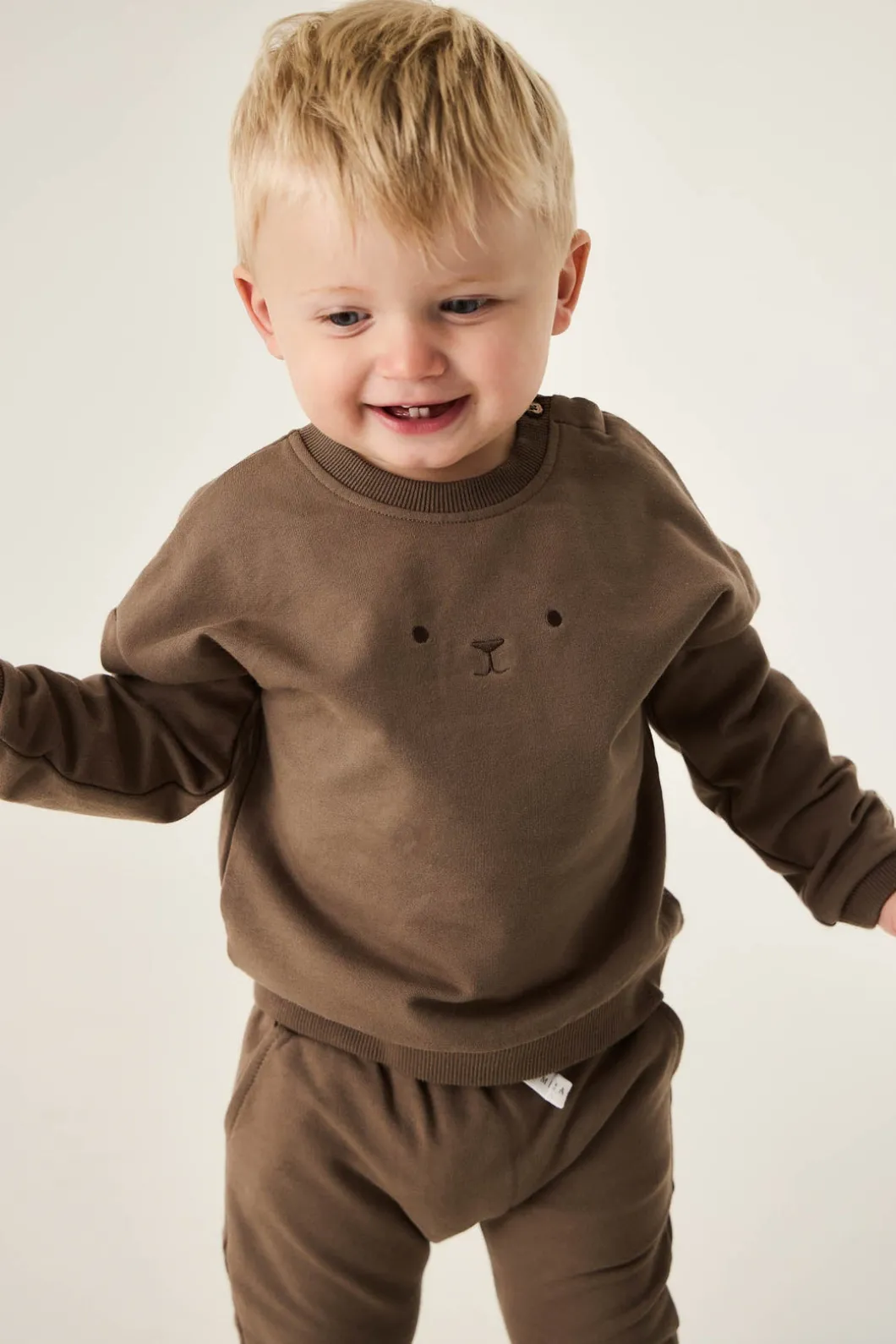 Organic Cotton Damien Sweatshirt - Bear