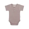 Organic Cotton Darcy Tee Bodysuit - Softest Mauve