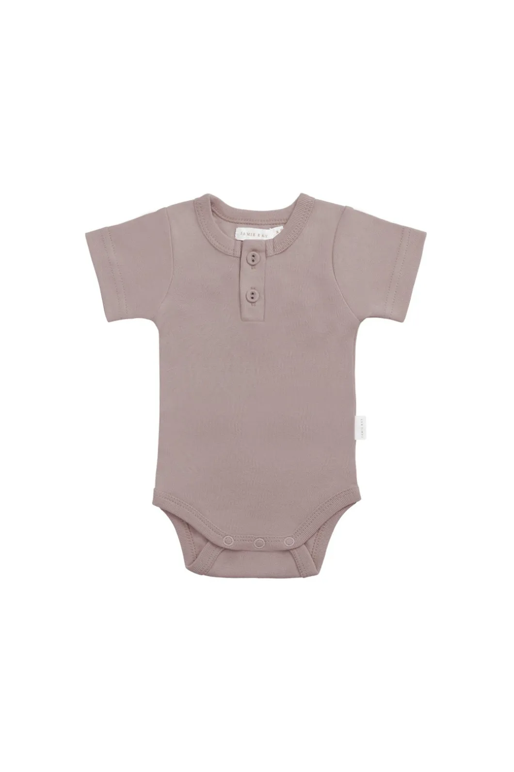 Organic Cotton Darcy Tee Bodysuit - Softest Mauve