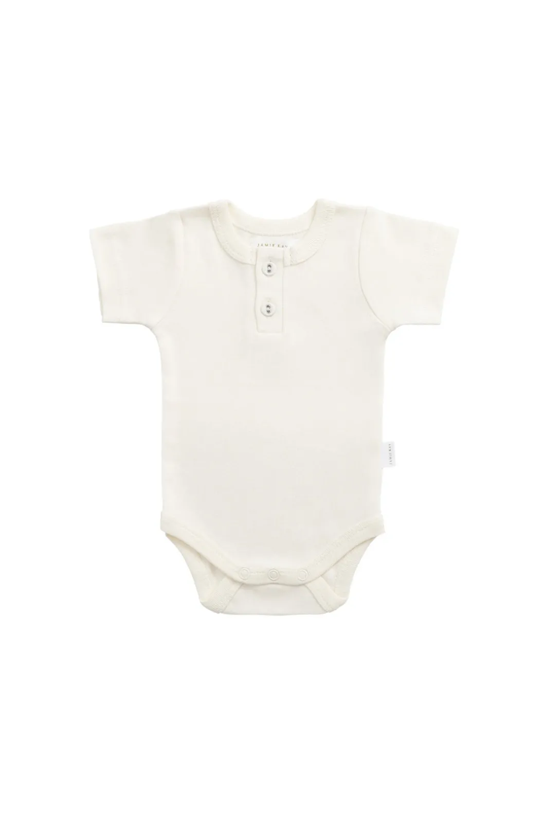 Organic Cotton Darcy Tee Bodysuit - Buttermilk