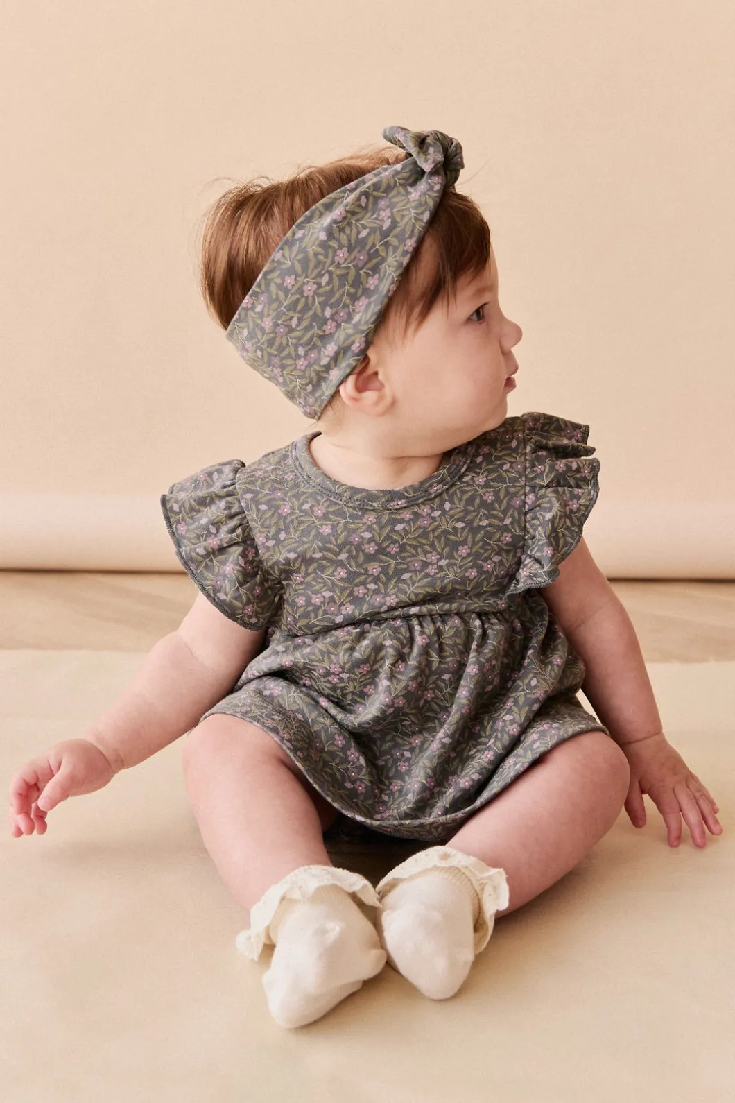 Organic Cotton Elianna Playsuit - Phoebe Lava