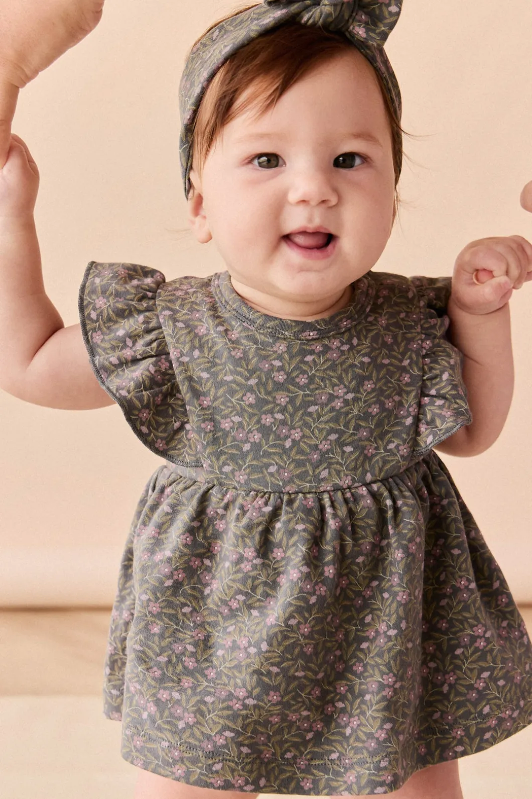 Organic Cotton Elianna Playsuit - Phoebe Lava