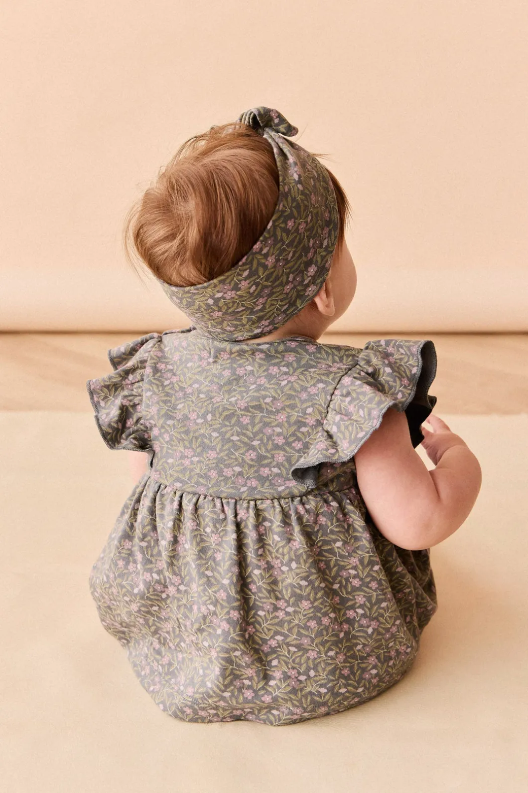 Organic Cotton Elianna Playsuit - Phoebe Lava