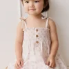 Organic Cotton Ellie Top - Rose Floral Pink