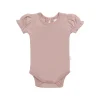 Organic Cotton Elly Bodysuit - Powder Pink