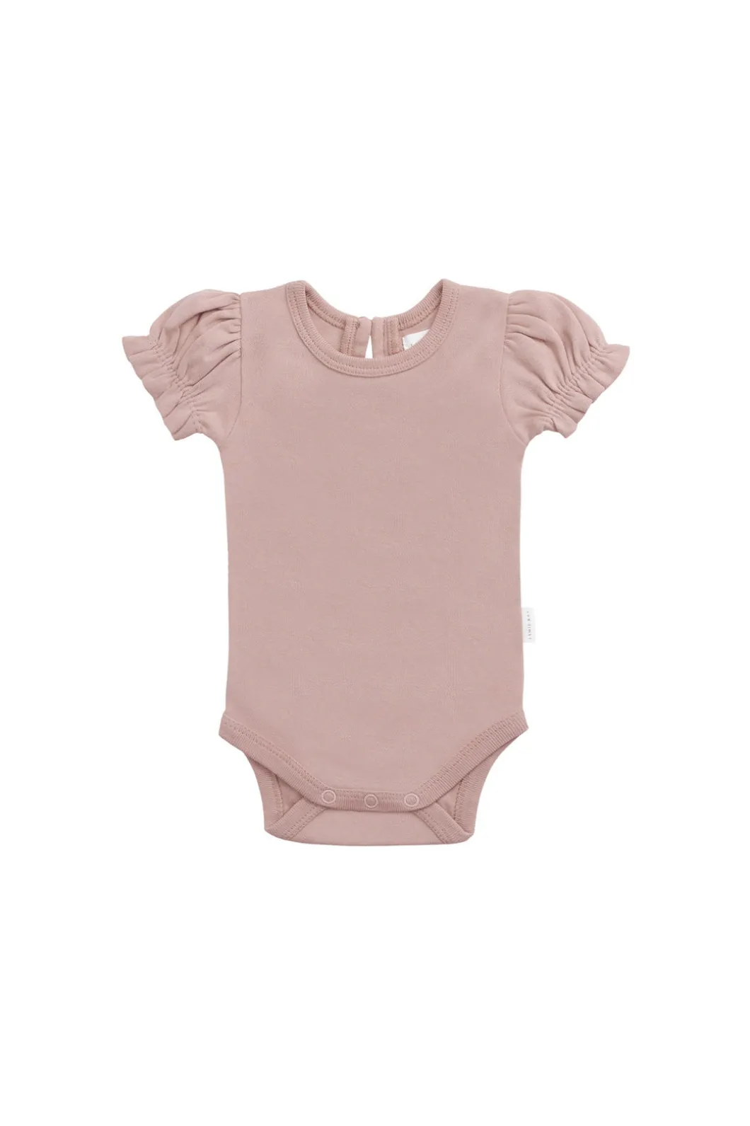 Organic Cotton Elly Bodysuit - Powder Pink