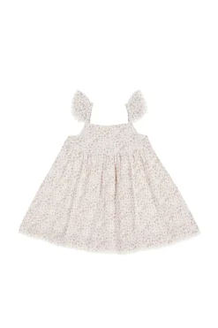 Organic Cotton Elodie Dress - Fifi Violet