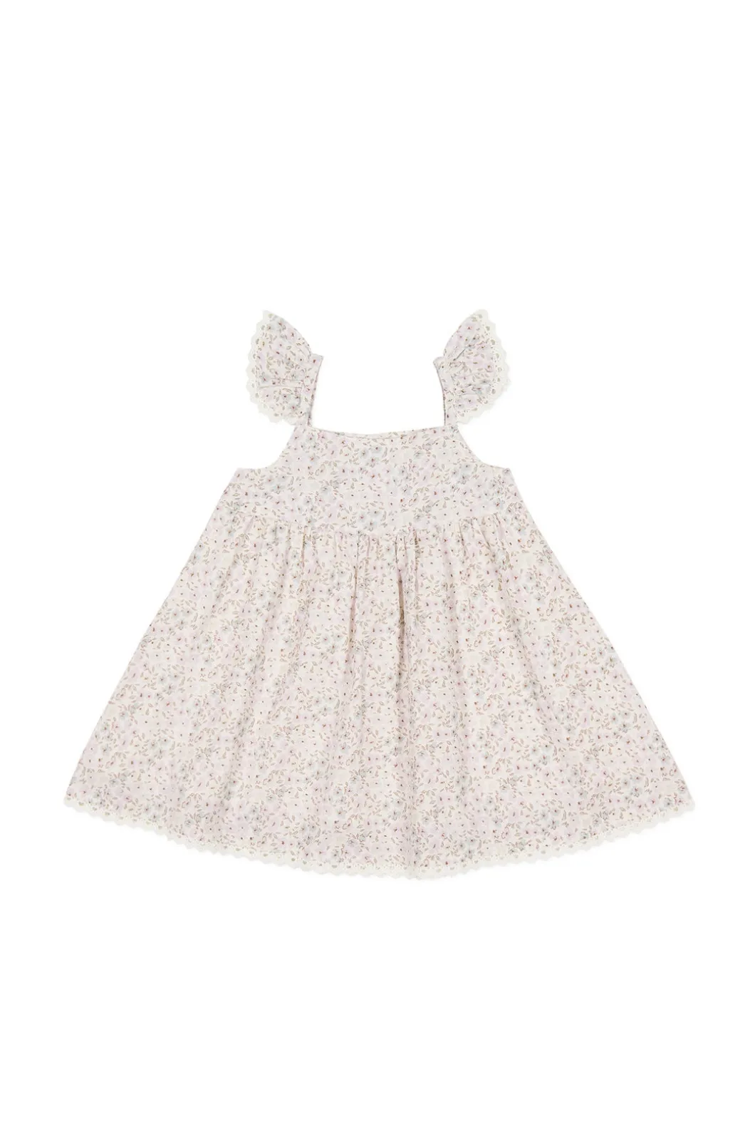 Organic Cotton Elodie Dress - Fifi Violet
